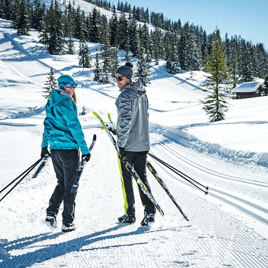 Auf dem Weg zur Loipe - Seefeld