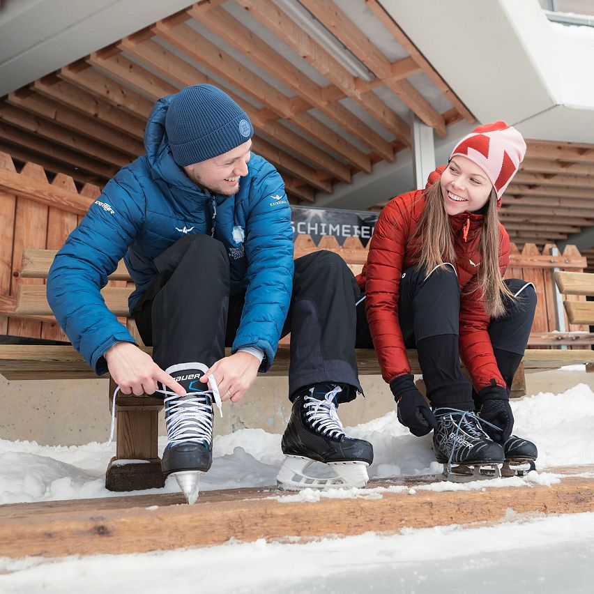 ON THE ICE WITH THE BEST EQUIPMENT