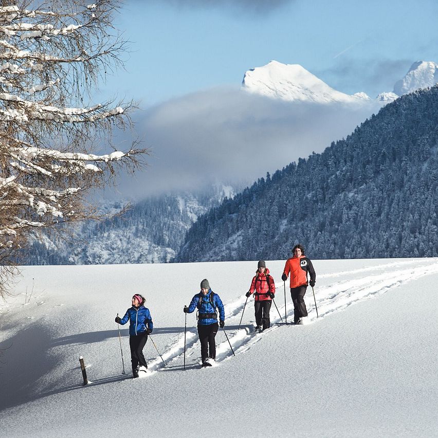 Schneeschuhwandern in der Region Seefeld