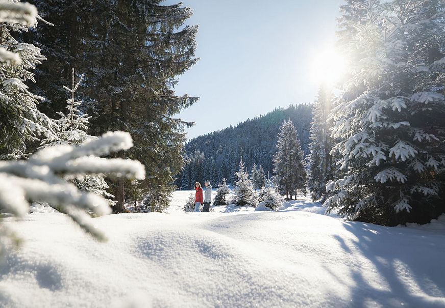 sub1-winterwandern-im-wildmoos-zwei-frauen-laufen-viel-schnee-im-vordergrund